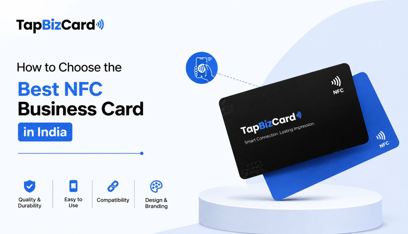 How to Choose the Best NFC Business Card in India